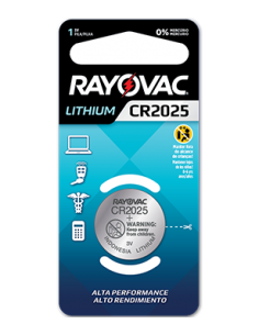 PILA LITIO RAYOVAC CR2025