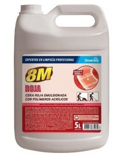 CERA PISO DIVERSEY 8M ROJO...