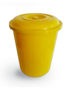 CESTO BASURA TAPA FIJA  40L L