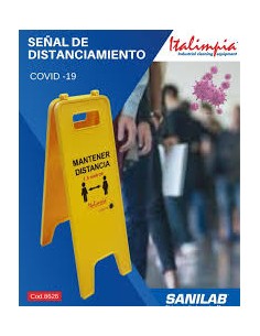 SEÑAL PISO ITALI COVID-19 87CM