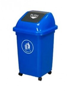 CESTO BASURA TAPA PUSH  50L...
